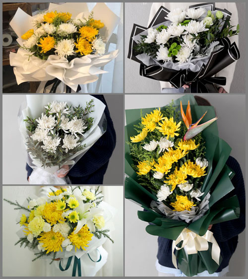 湖北黄冈市浠水县团陂镇大屋咀村白事花束代送